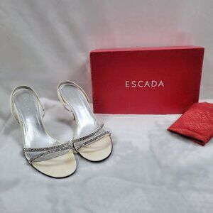 Escada Couture Rhinestone Sandals - US size 9.5 EUR size 39.5